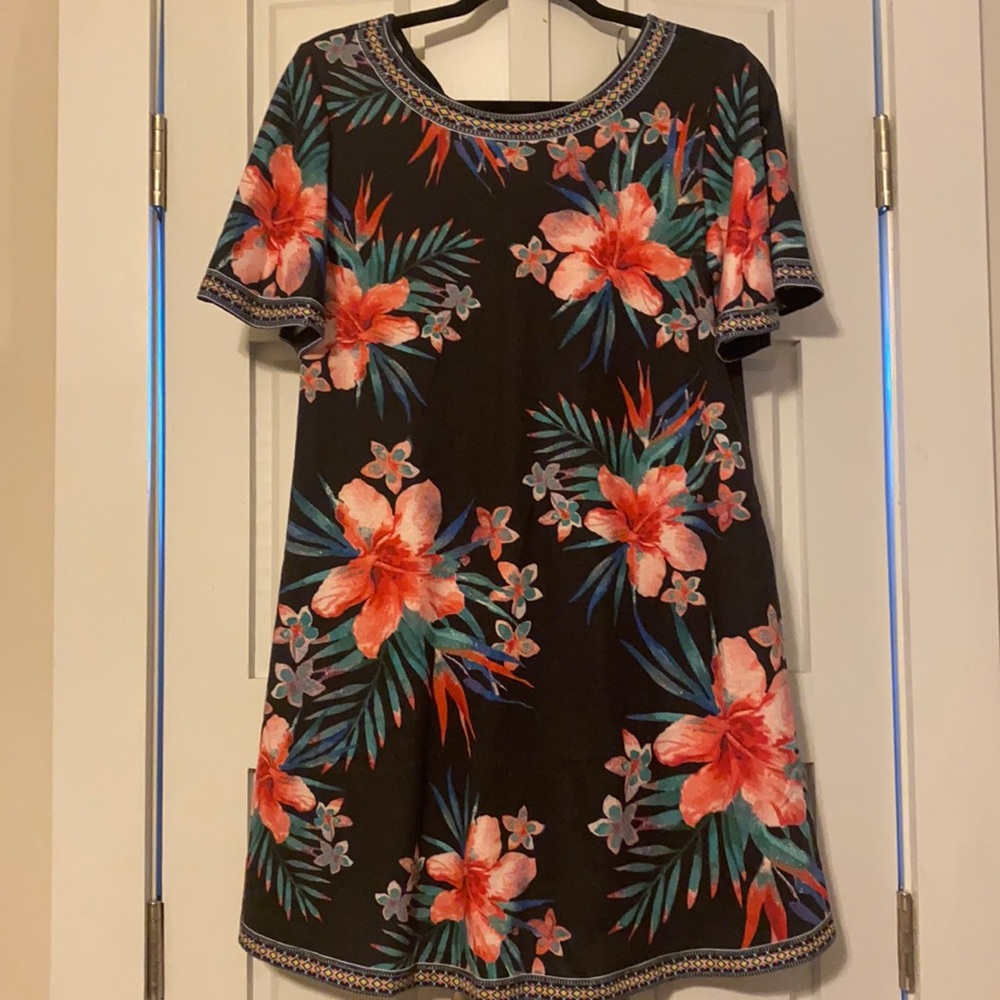 Tropical Floral Dress